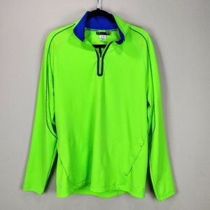 Under Armour Neon Yellow Green Sport Pullover